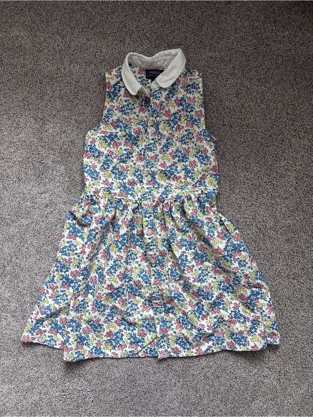 Polo Ralph Lauren Girls Floral Dress Size 10
